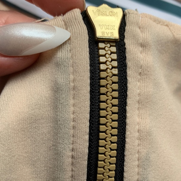 Albion Pink and Teal Floral and Striped Swim Suit, size M. - Picture 5 of 10